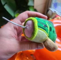 bass plush keychain