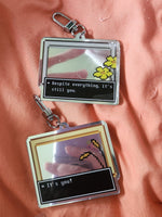 Despite Everything Mirror Keychain