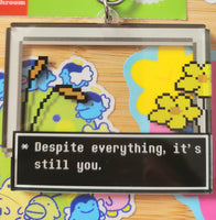 Clear Despite Everything Keychain