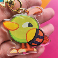 poke bird keychain