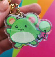 poke mouse keychain