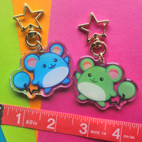 poke mouse keychain