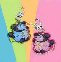 poke cow keychain
