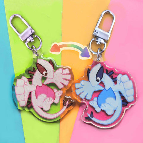 poke dragon keychain