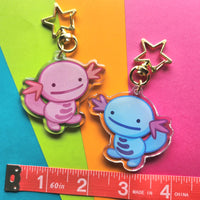 axolotl keychain
