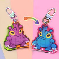 poke beetle keychain