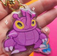 poke beetle keychain