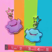 poke mirror keychain