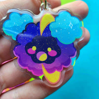 poke galaxy keychain