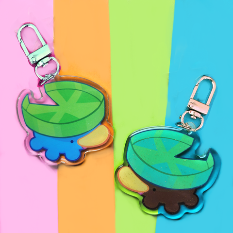 poke lilypad keychain