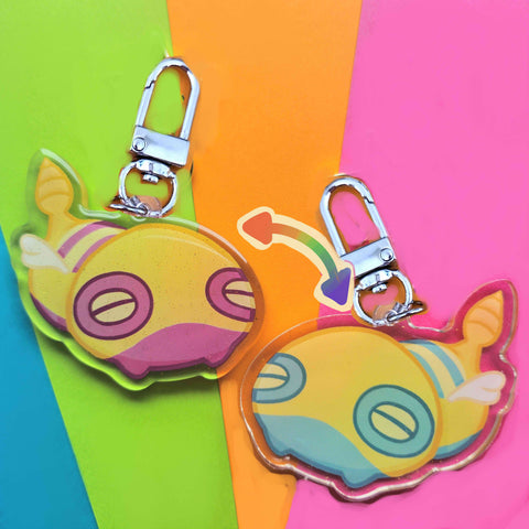 poke fly keychain