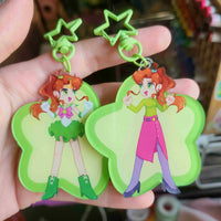 rainbow girl keychains