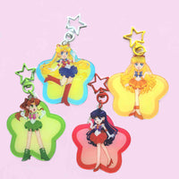 rainbow girl keychains