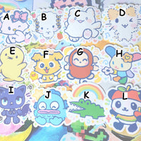 animal mascot stickers