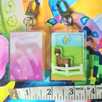 horse game shaker keychain