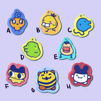 tama gacha phone charms