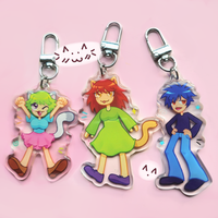 neko nyan keychains