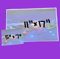 night market print - poster