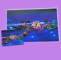 night market print - poster