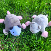 mini rat and opossum plush