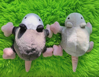 mini rat and opossum plush