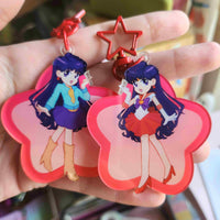 rainbow girl keychains