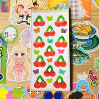 gummy candy sticker sheets