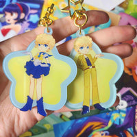 rainbow girl keychains