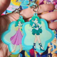 rainbow girl keychains