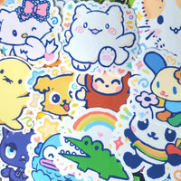 animal mascot stickers