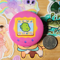pink tama button
