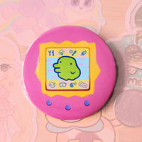 pink tama button