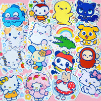 animal mascot stickers