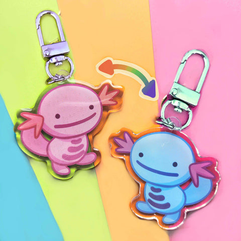 axolotl keychain