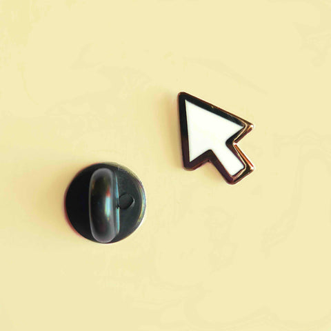 cursor enamel pin