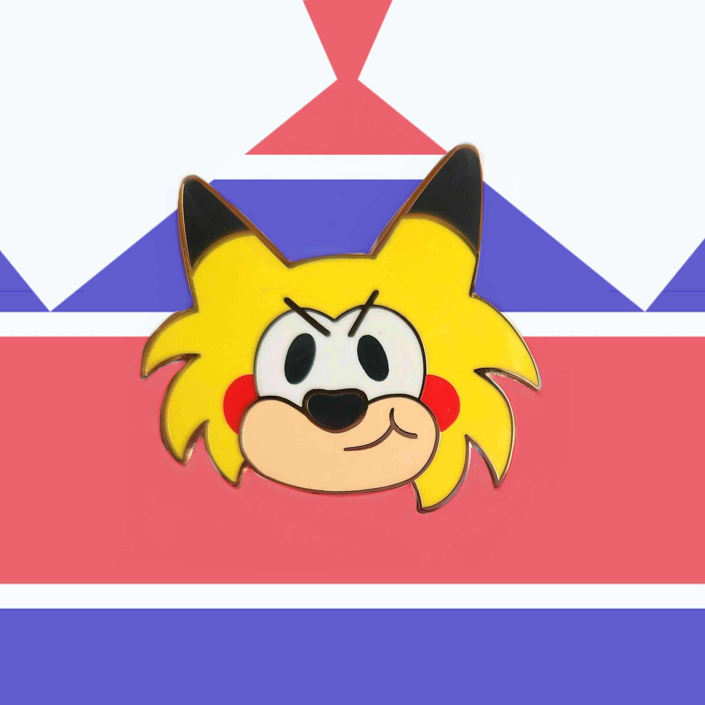 sonichu enamel pin| Dizzy Leopard Shop