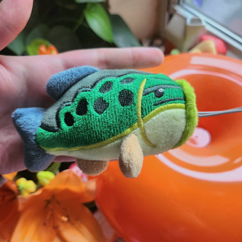 Largemouth Bass Plush Keychain