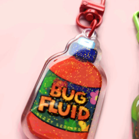 bug fluid keychains