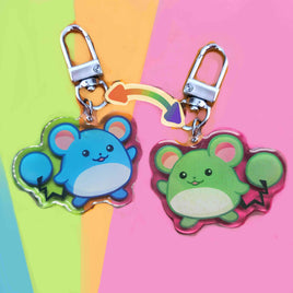 poke mouse keychain
