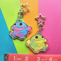 poke frog keychain