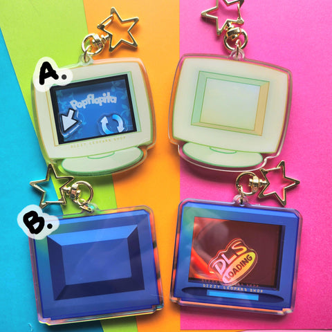 nostalgia shaker keychains