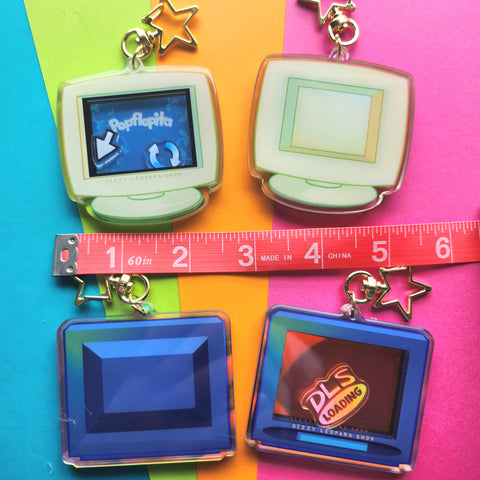 nostalgia shaker keychains