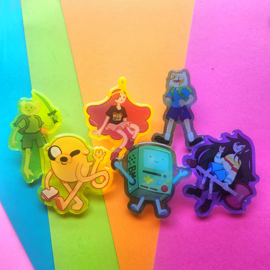 Adventure Time Acrylic Pins