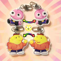 smile friend keychain