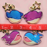 poke whale keychain