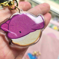 poke whale keychain