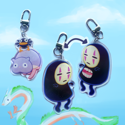 forest spirit keychains