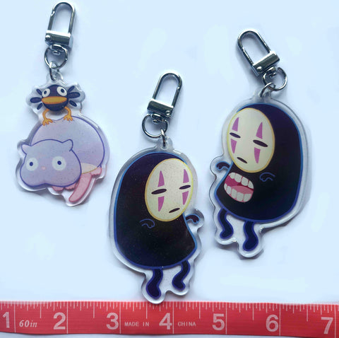 forest spirit keychains