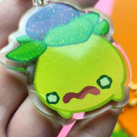 poke olive keychain