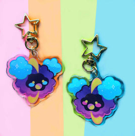 poke galaxy keychain